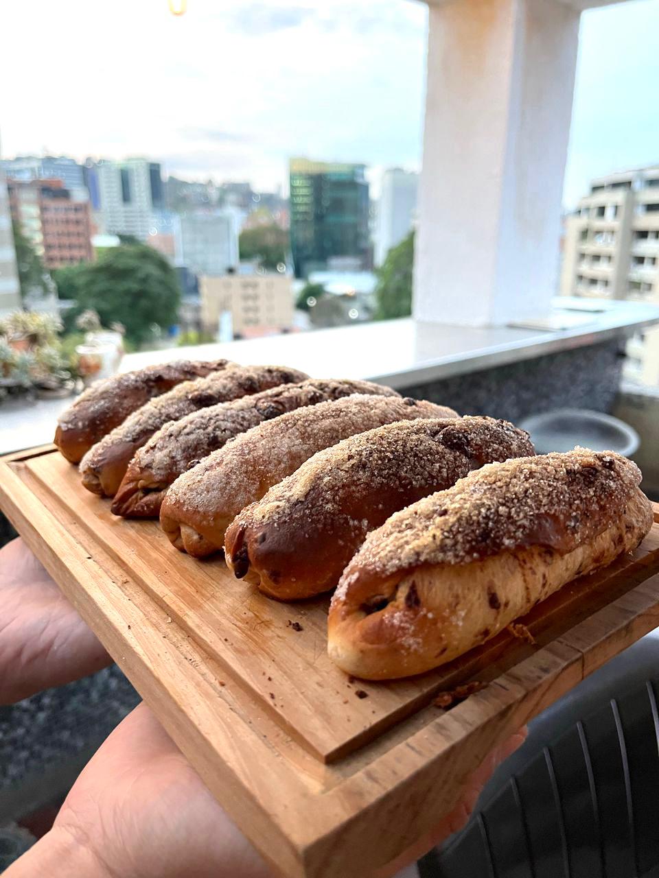 Trenzas de chocolate y jengibre (3 uds)