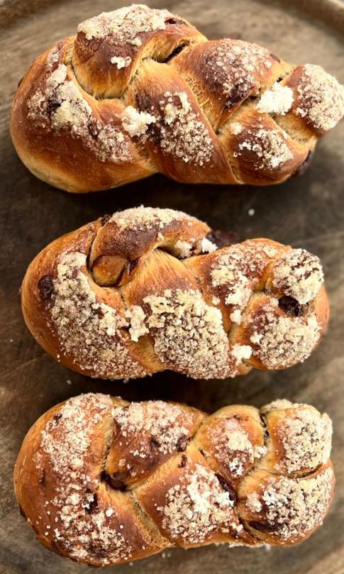 Trenzas de chocolate y jengibre (3 uds)