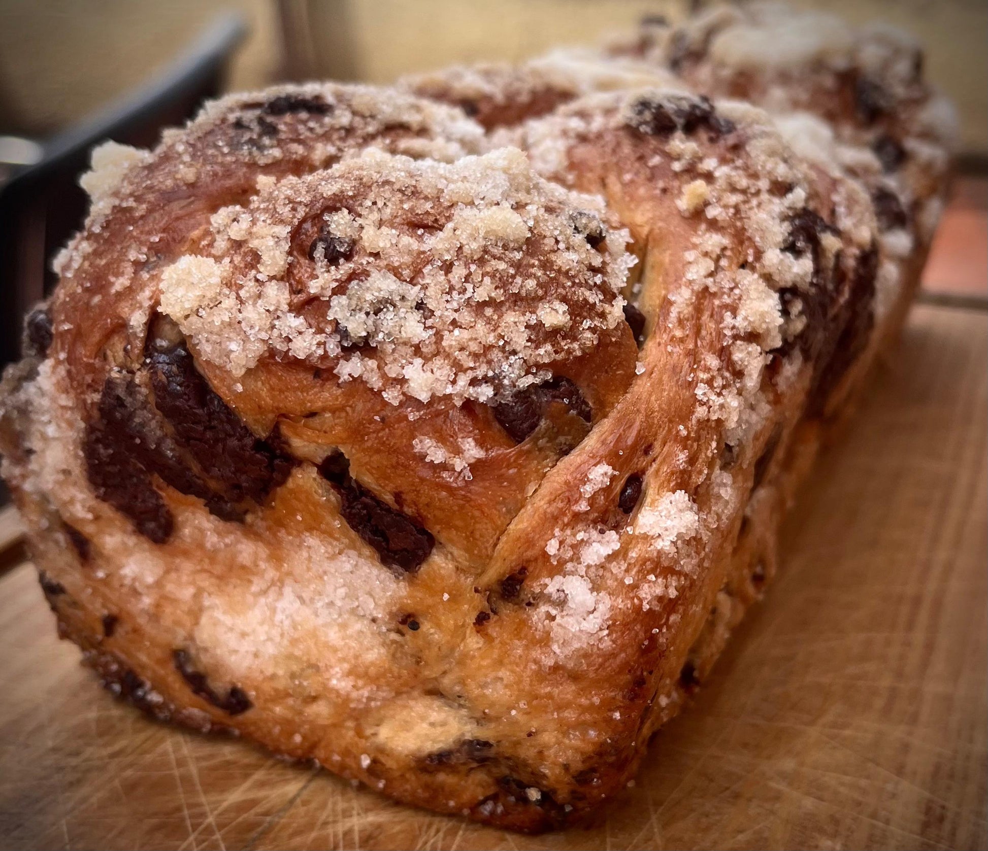 Trenza de chocolate y jengibre (1 und)