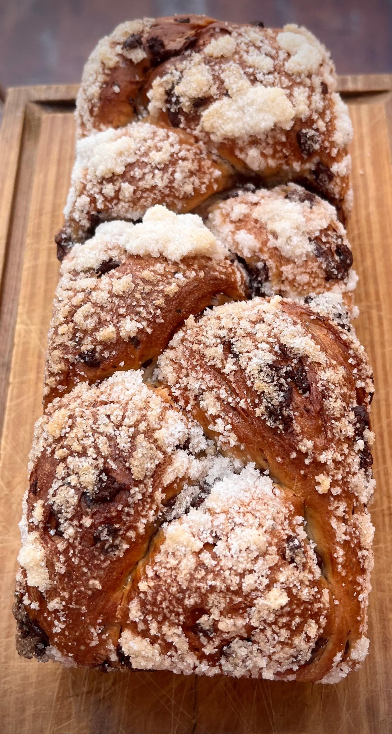 Trenza de chocolate y jengibre (1 und)
