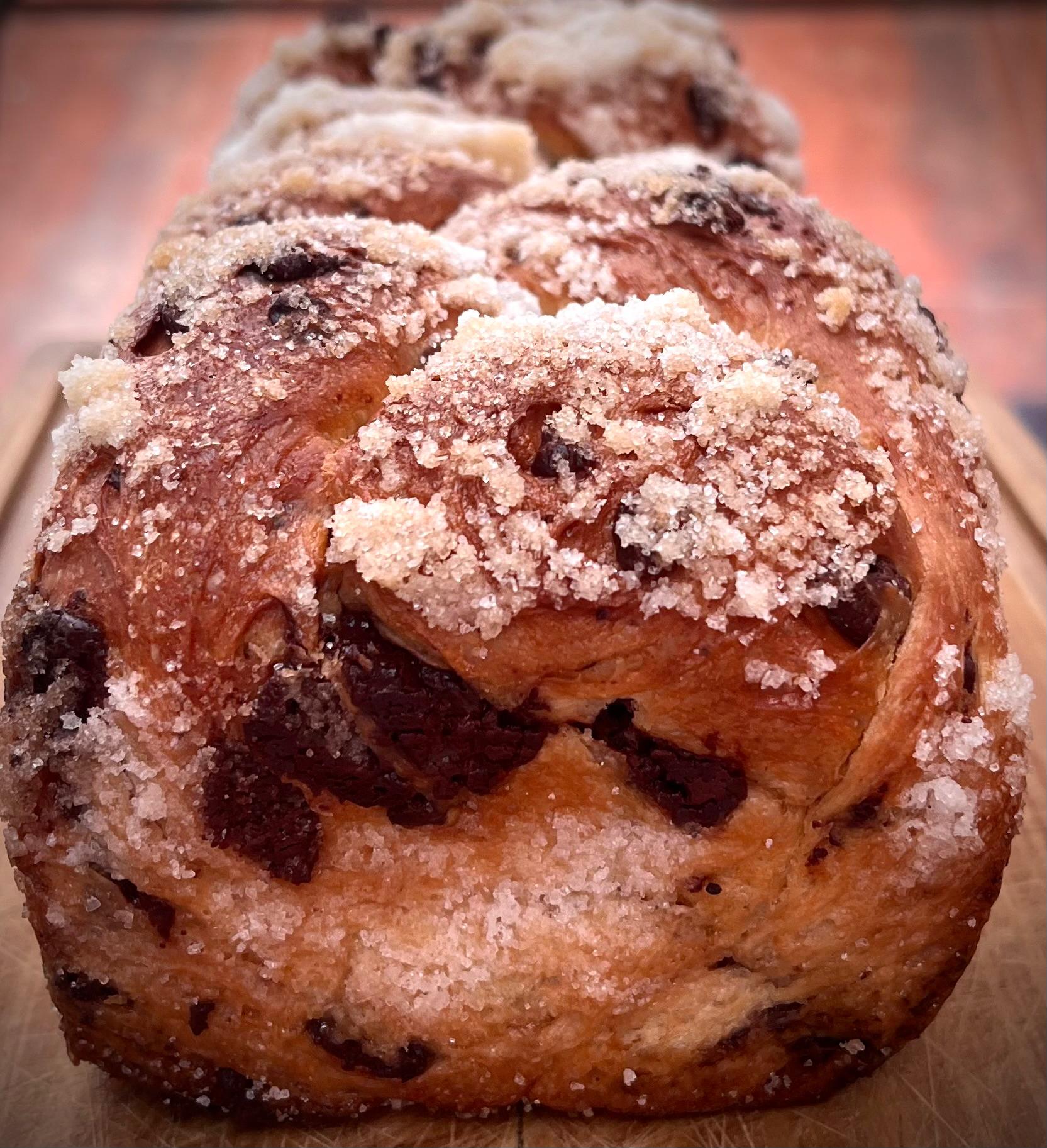 Trenza de chocolate y jengibre (1 und)